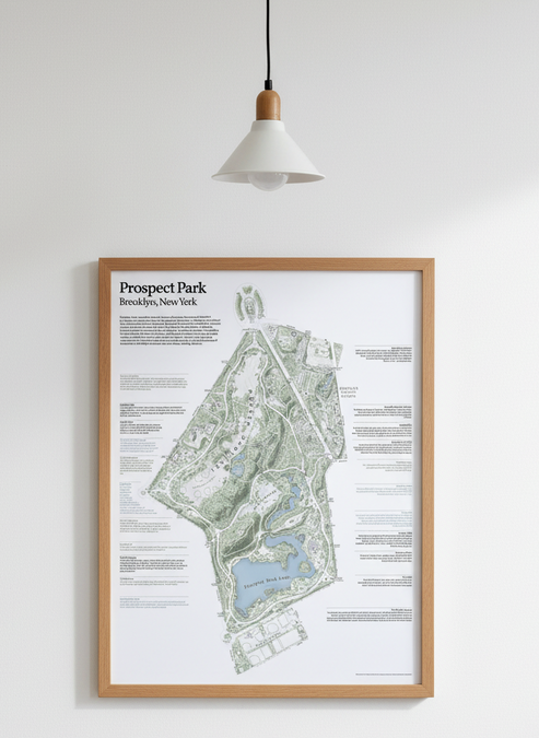 Prospect Map Prospect Park Wall Map – Camperdown