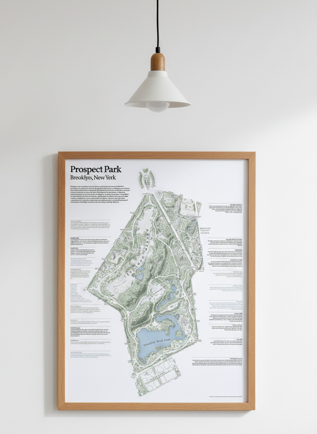 Prospect Park Wall Map