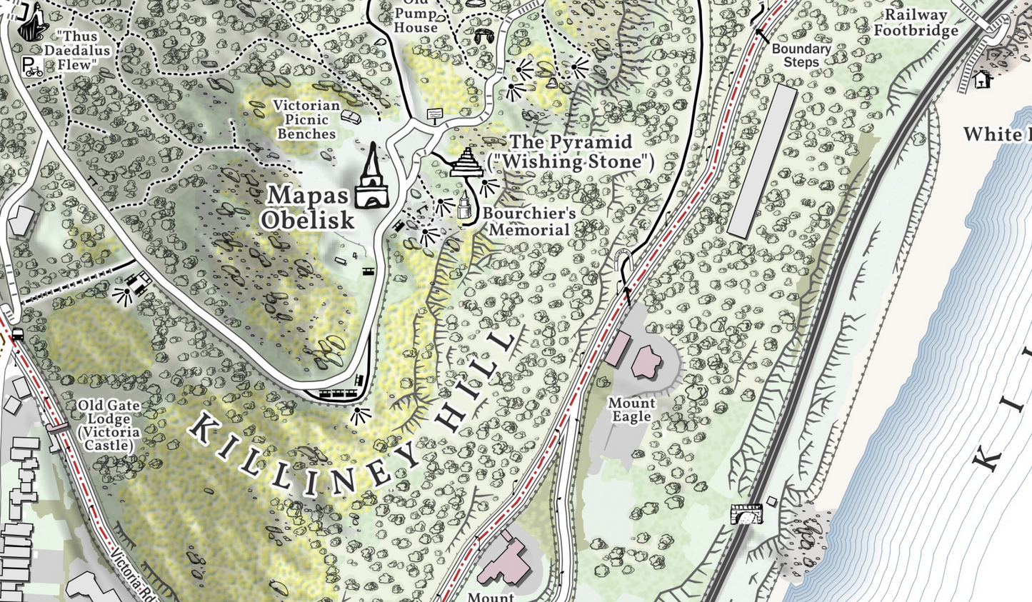 Killiney Hill Wall Map