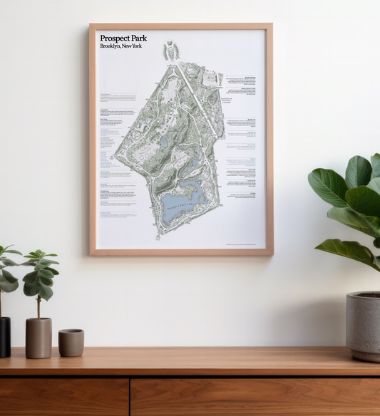 Prospect Park Wall Map